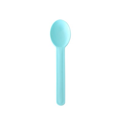 藍色美式優格湯匙 - 藍色系列優格湯匙可批發零售，2000pcs/ctn，湯匙另有其他顏色可選擇