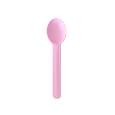 Pink Frozen Yogurt Spoon