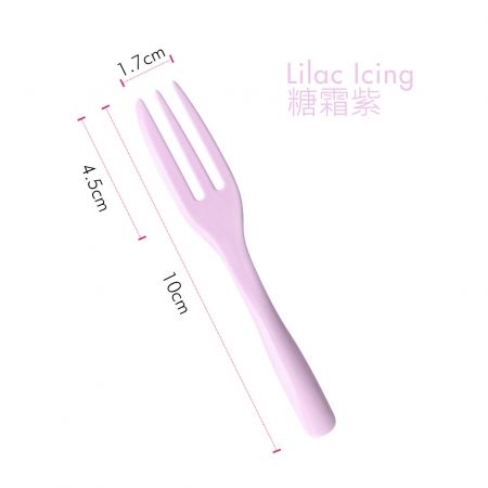 Forchetta per torta color lilla