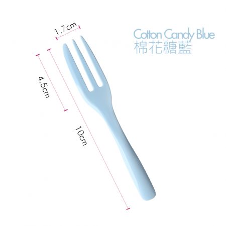 ส้อมเค้กสีฟ้าหวาน