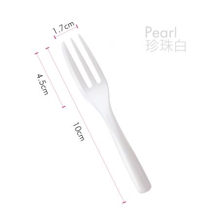 Garfo de bolo pérola