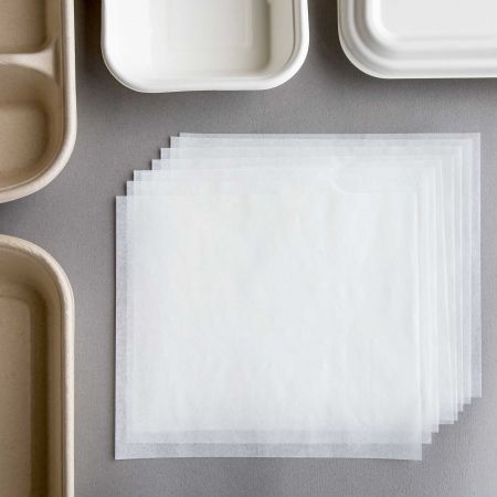 Kertas Anti Minyak (Putih) - Tair Chu kertas tahan minyak, ia boleh digunakan untuk bekas makanan kertas tebu.