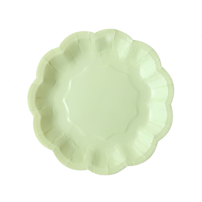 Green Flower Cake Plate - Birthday Cake Plate