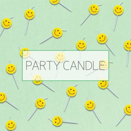เทียนงานปาร์ตี้ - เทียนเค้กสไตล์สำหรับงานปาร์ตี้และวันเกิด