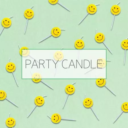 Candela per feste - Candela elegante per torta per feste e compleanni.