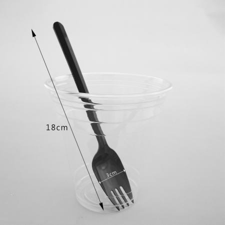 Spork de 18cm com copo de refrigerante