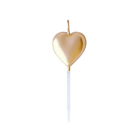Vela em Forma de Coração - Vamos usar Tair Chu vela em forma de coração para aproveitar o tempo do bolo em festas de aniversário!