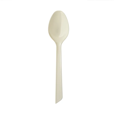 Colher 16 cm 100% rPP - A colher rPP feita de 100% de material PCR é fabricada por um fabricante taiwanês.