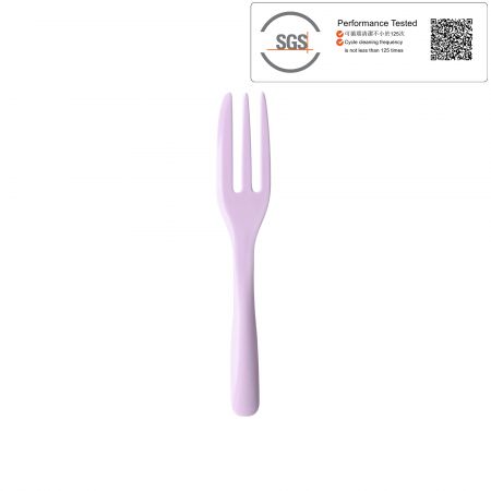 アイシングパープルフレンチケーキフォーク(特別色) - ファンダンケーキに適したパウダーパープル系ケーキフォーク