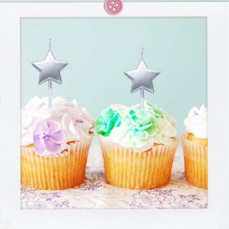 誕生日ケーキ星型キャンドル