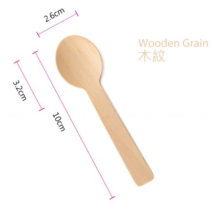 10cm木片小湯匙