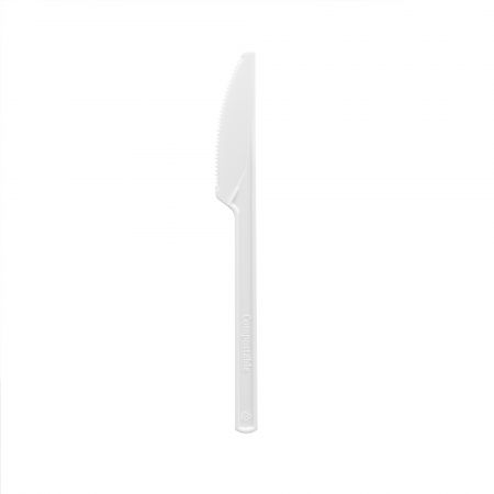 16cm CPLA分解可能なエコプラスチックナイフ - 新しい耐熱エコプラスチックナイフ