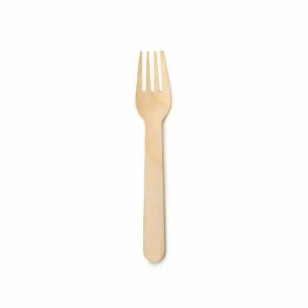16公分木片叉子 - 木製免洗叉子、一次性木片叉子