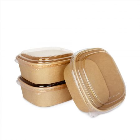 Caixa Quadrada de Sobremesa de 480ml