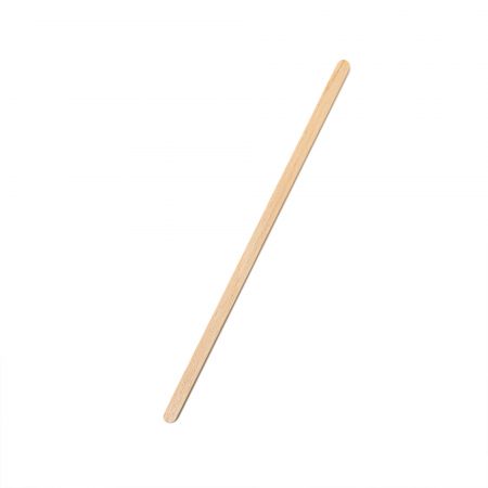 Palito de Madeira para Mexer Café de 17.8cm (Embalagem de Papel) - Mexedor de café de madeira de 17,8 cm, embalado individualmente