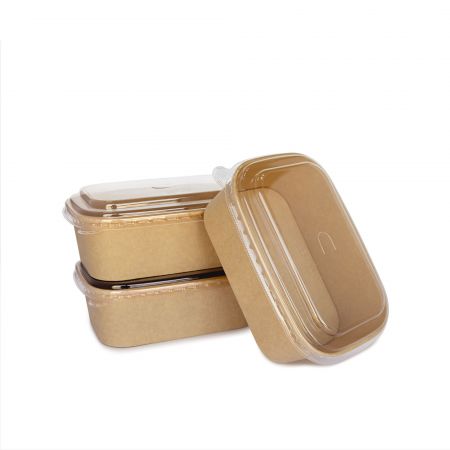Tigelas de Salada Descartáveis de 720ml para Salada