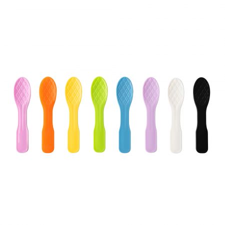 8cm Colorful Gelato Spoon - Manufacturer mass production the 8cm spoon for ice cream.