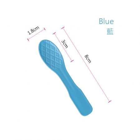 Blauer Gelatolöffel