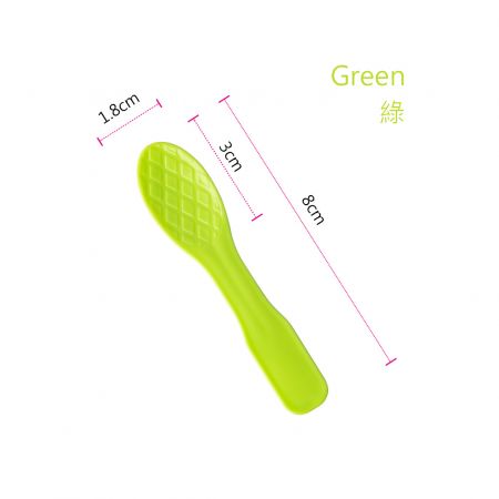 Grüner Gelatolöffel