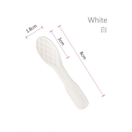 Weißer Gelatolöffel