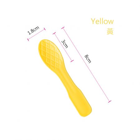 Gelber Gelatolöffel