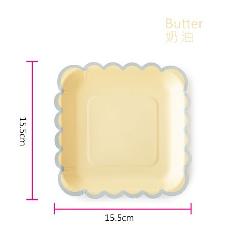 Piatto per Torta a Forma di Biscotto di Burro