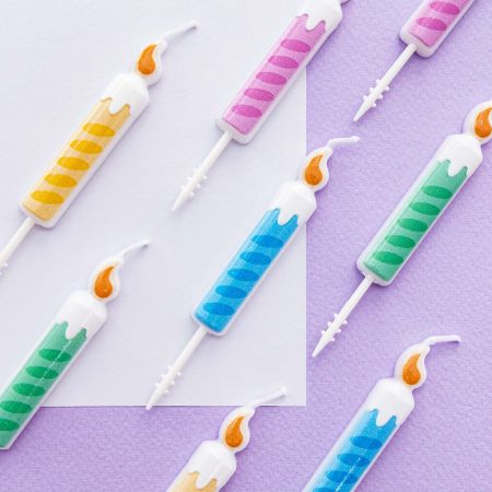 생일 파티 스타일 촛불