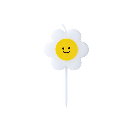 Daisy Birthday Candle - Lovely daisy shape candle for birthday, 20 piece per box.