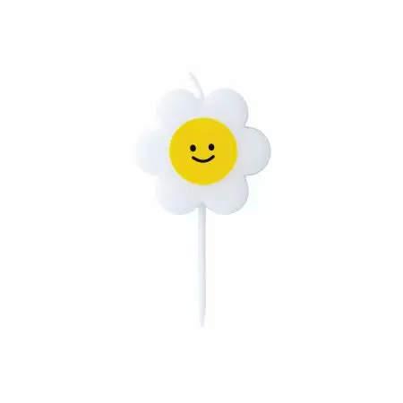 Daisy Birthday Candle - Lovely daisy shape candle for birthday, 20 piece per box.