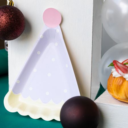 Hat Shape Cake Plate For Christmas Party