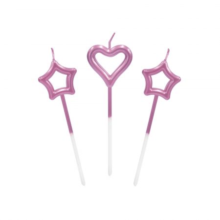 เทียนเค้กสีม่วงสร้างสรรค์ - เทียนเค้กสีม่วงสร้างสรรค์