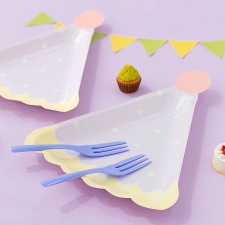 Çocuk Doğum Günü Partisi İçin Şapka Şeklinde Pasta Tabağı