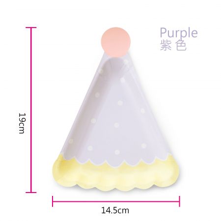 Parti Şapka Şeklinde Kağıt Tabak