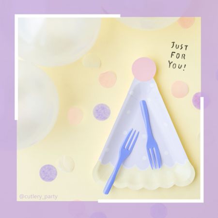 Parti Şapkası Şeklinde Kek Kağıt Tabağı