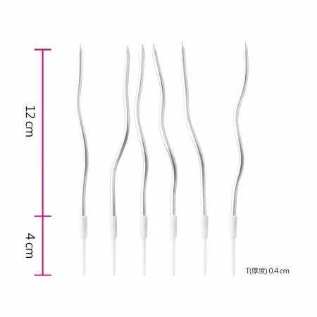 Candela a Spirale Argento