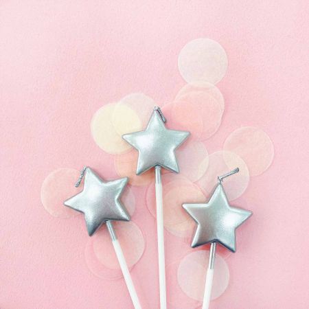 誕生日パーティー星型キャンドル