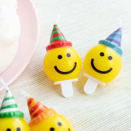 立體笑臉蠟燭