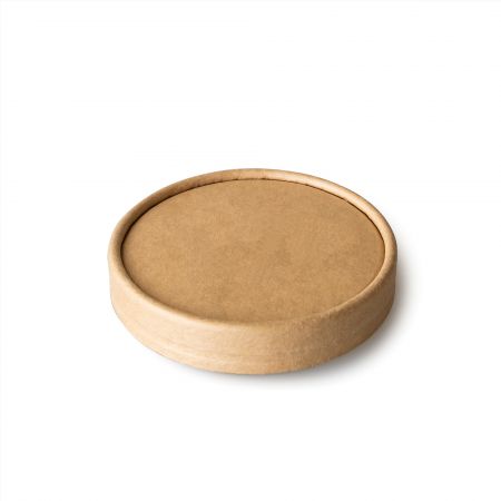 Coperchio per tazza di zuppa in carta kraft - Coperchio per tazza di zuppa in carta kraft