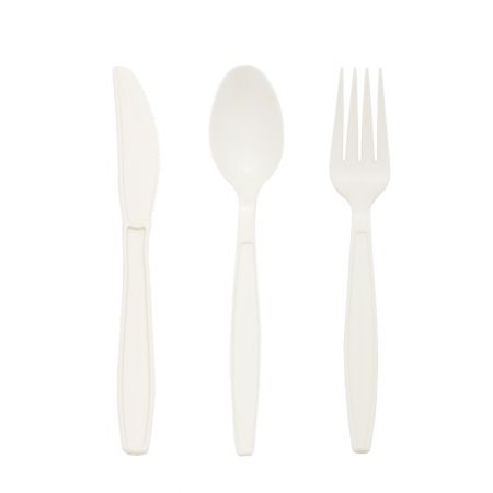 17cm Compostable Cutlery Set - 17cm CPLA Compostable Cutlery Set