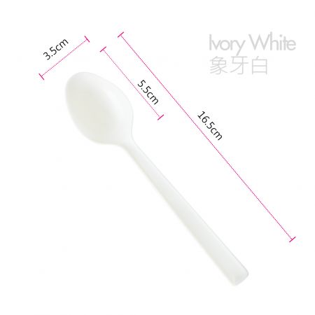 Colher de sopa quente CPLA de 16,5 cm