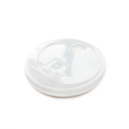 Tapa desechable para taza de café - Tapa transparente para taza de café, tamaño de calibre 90 mm.