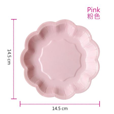 Pink Flower Cake Plate