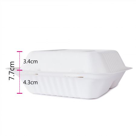 กล่องบรรจุกระดาษแบบคลามเชลล์ 3 ช่อง