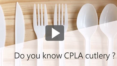 Sie können das CPLA-Besteck verwenden, wenn Sie das heiße Essen essen!