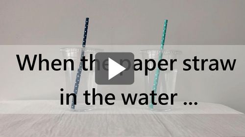 The Paper Straw Is Safe In Water For 8hr