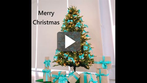 Diseño creativo para el árbol de Navidad