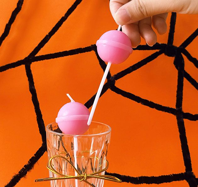 Lilin Bentuk Lollipop