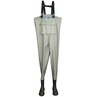 Breathable Wader with Rubber Boots - Breathable Wader with Rubber Boots