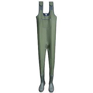 Wader en néoprène avec bottes en caoutchouc - Wader en néoprène avec bottes en caoutchouc
