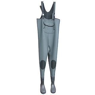 Wader en néoprène avec bottes en caoutchouc - Wader en néoprène avec bottes en caoutchouc